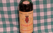 Bottiglia di Vin Santo della Nobil Casa Martelli
