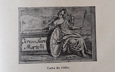 Firenze vecchia carta visita