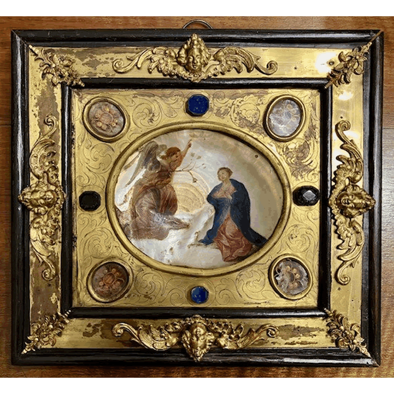 Il quadro-reliquiario conservato presso San Lorenzo
