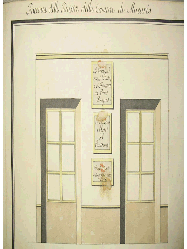 Mercurio Facciata delle finestre