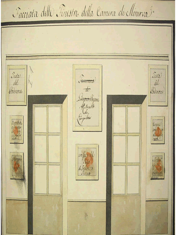 Minerva Facciata delle finestre